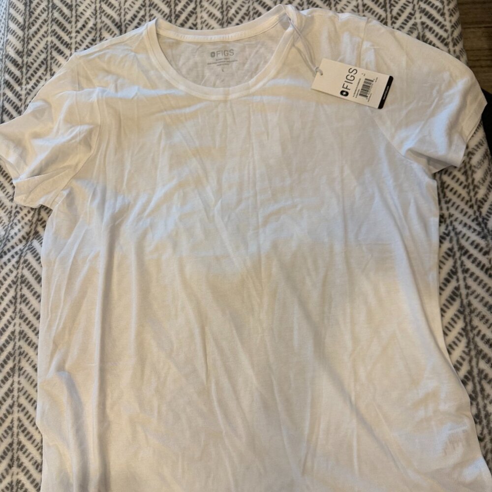 Figs White Super Soft Underscrub Large